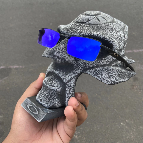 Óculos de Sol Lupa do Vilão Carbon Azul Escuro