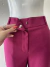CALÇA ALFAITARIA FÚCSIA LINHO - CRIS NUNES COLLECTION - Cris Nunes Boutique Brechó