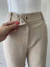 CALÇA ALFAITARIA LINHO BEGE - CRIS NUNES COLLECTION - comprar online