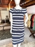 VESTIDO COMMA AZUL LISTRADO