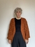 CARDIGAN SENTIRE TERRACOTA CRIS NUNES COLLECTION na internet