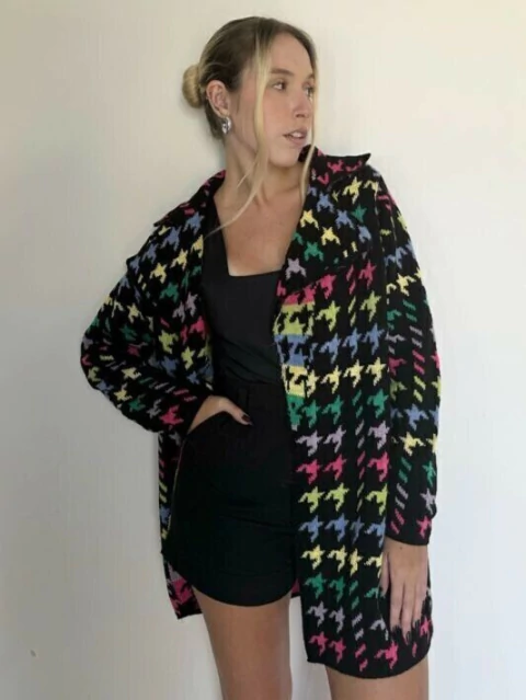 CARDIGAN SENTIRE ESTAMPADO CRIS NUNES COLLECTION - comprar online