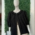 CASAQUETO EM TWEED MIXED PRETO