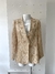 Blazer Bege Estampado - Cris Nunes Collection