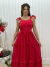 TT2503 Vestido Longo Laise Alça Babada