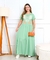 Vestido Longo Viscolycra Manga Coração Tropical - comprar online