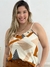 Regata Crepe Alcinha Dec Tiras Trançada