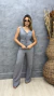 198-194 Conjunto Linho Colete/ Calça c Cinto corda - comprar online