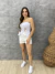 Peplum Detalhe Coração com Fenda - loja online