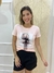 T-Shirt Laço c/Perolas 7559