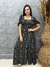 Vestido Longo Florido Detalhe Manga - comprar online