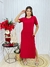 Vestido Midi Moletinho Manga