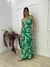 Imagem do Vestido Longo Alcinha Decote V Costa Lastex Viscolinho