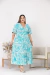 Vestido Plus Crepe Estampado