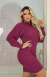 Vestido Linha Manga Longa PDL 1192