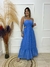 Vestido Longo Alcinha Lateral Vazado Laise