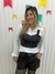Short Couro Fake Cós Correntinha DK0637 - Atual Malhas