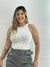 Cropped Tricô Modal Detalhe V - Atual Malhas