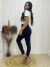 0708 Calça Jeans Lisa Escura PDA na internet