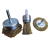 Set Cepillos Copa De Bronce Para Taladro Kit 3 Piezas Metal