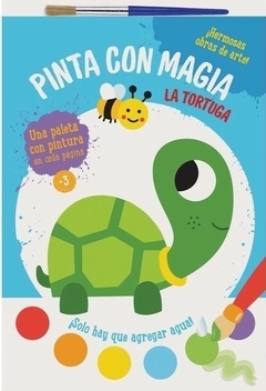 Pinta con magia - La tortuga