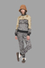 Pijama Feminino Longo Jogger Woolly Winter Lua Luá 18235 - comprar online