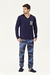 Pijama Masculino Longo Zodíaco Toque Íntimo 21158