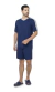 Pijama Masculino Curto Viscolycra Marinho Axel Sonhatto 21190 na internet