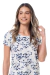 Pijama Feminino Bermuda Viscolycra Marinho Astro Sonhatto 17917 - comprar online