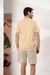 Pijama Masculino Curto Blusa Modal e Shorts Tricoline Xadrez Mixte 21097 na internet