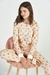 Pijama Feminino Manga Longa Star If You Really Love Me Cor com Amor 17235