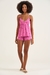 Short Doll Alça Onça Pink Cor com Amor 17629 - DH pijamas