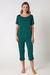 Pijama Feminino Capri Microfibra com Renda Verde Linkon Inspirate 17981