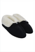 Pantufa Aberta com Laço Preto Vairelli 16664