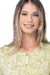 Pijama Feminino Capri Aberto Viscolycra Bamboo Verde Cookie Sonhatto 17618 - comprar online