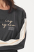 Camisola Manga Longa Malha Blend Cinza Escuro Cor com Amor 17787 na internet