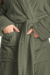 Robe Feminino Longo Fleece Canelado Verde Daniela Tombini 18152 na internet
