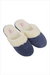 Chinelo Feminino JC com Pele Interno Azul Jeans Vairelli 18154