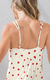 Camisola de Alcinha Modal Coração Vermelho Mixte 17985 - DH pijamas