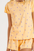 Pijama Feminino Curto Frutinhas Laranja Cor com Amor 18431 na internet