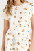 Pijama Feminino Curto Urso Good Times Malha Comfort Cor com Amor 18454 - comprar online