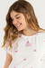 Pijama Feminino Curto Amor Rosa Algodão Cor com Amor 18492 na internet