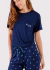 Pijama Feminino Manga Curta e Calça Comprida Lazy Weekend Visco Cor com Amor 18544 na internet