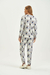 Pijama Feminino Longo Molecotton Urso PRL Cor com Amor 18166 na internet