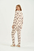Pijama Feminino Longo Malha Silhouette Gatinho Cor com Amor 18305 na internet