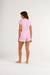 Pijama Feminino Curto Frutinhas Rosa Cor com Amor 18429 - loja online