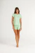 Pijama Feminino Curto Frutinhas Verde Cor com Amor 18430 - DH pijamas
