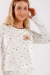 Pijama Feminino Longo Wake Up for Breakfast Algodão Cor com Amor 18553