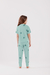 Pijama Infantil Manga Curta e Calça Comprida Green Heart Cor com Amor 30896 - DH pijamas