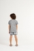 Pijama Infantil Curto Menino Xadrez Serious Comfort Cor com Amor 30857 - DH pijamas